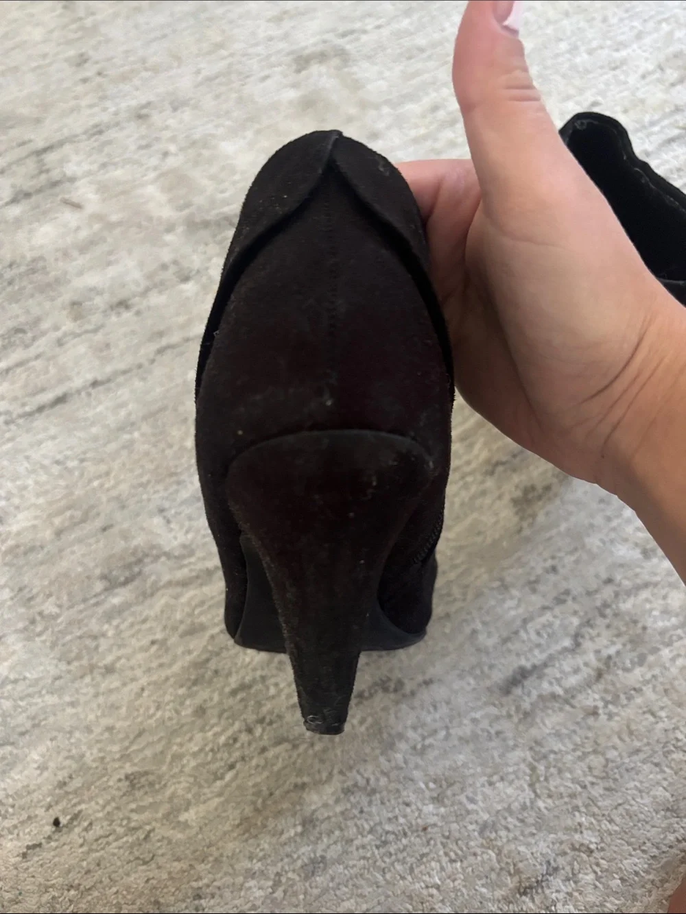 Black Women's Suede Ankle Booties